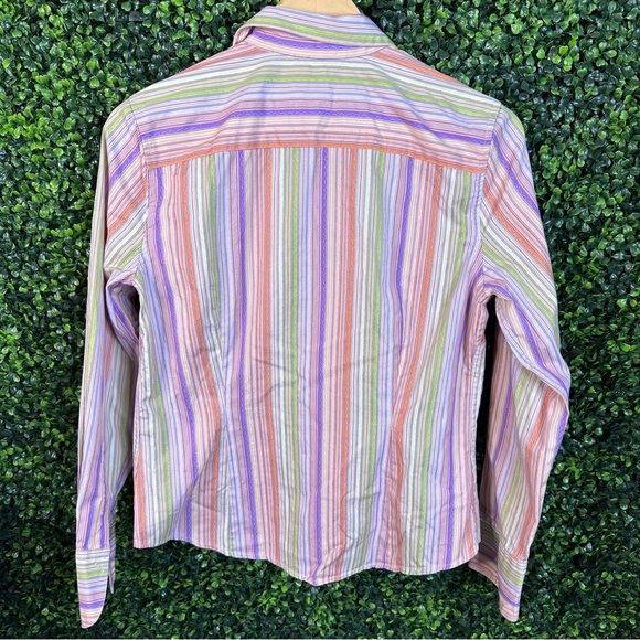 Robert Graham Knowledge wisdom truth multicolor longsleeve ladies top medium - Picture 7 of 10